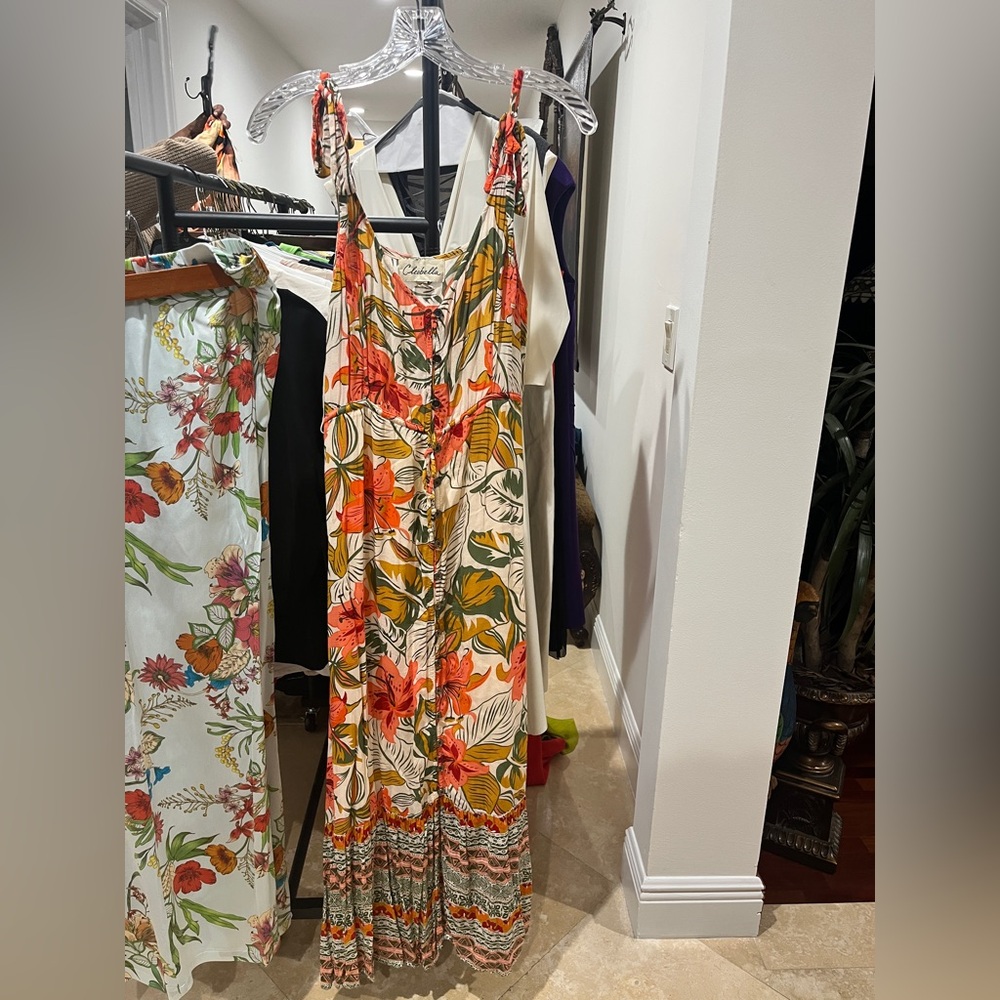 Cleobella Indian Tropical Floral Maxi Dress